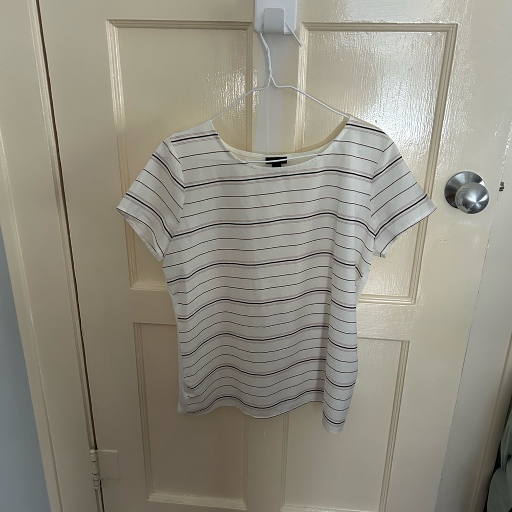 Ann Taylor striped blouse in small. Soft in the back